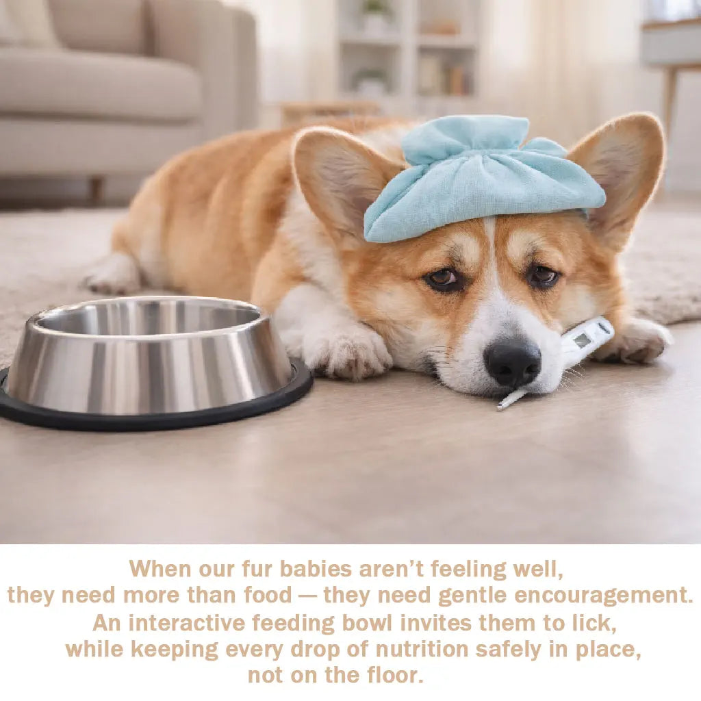 Slow Feeder Dog Bowl - Stops Vomiting & Bloat In 7 days