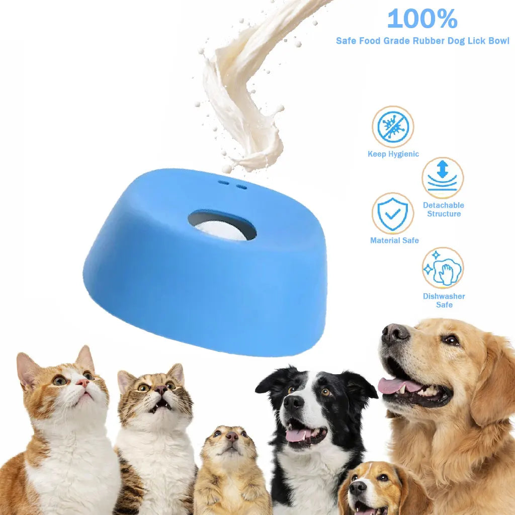 Slow Feeder Dog Bowl - Stops Vomiting & Bloat In 7 days